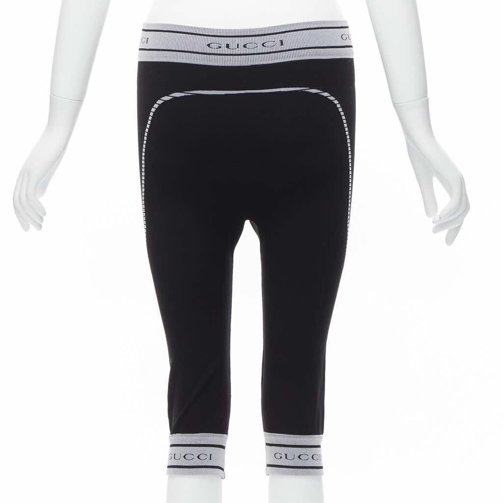 Gucci Ribbed Biker Leggings - Side view