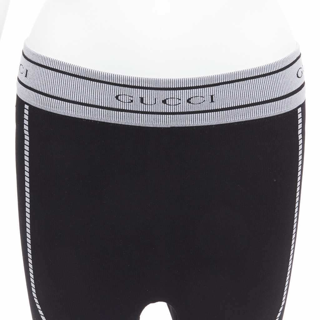 Gucci Ribbed Biker Leggings - Detail 2