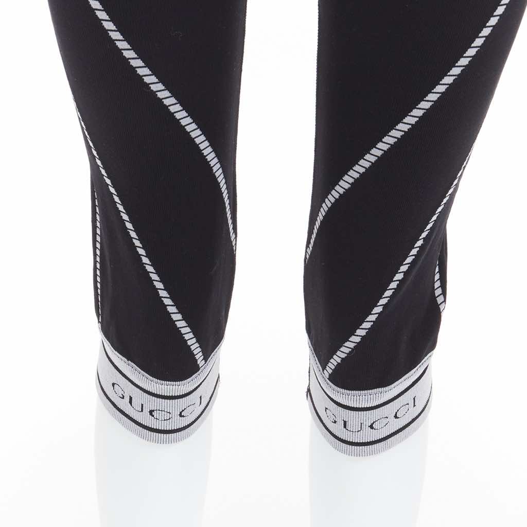 Gucci Ribbed Biker Leggings - Image 10