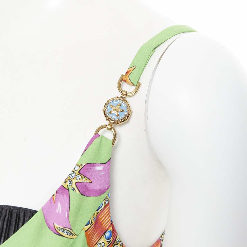 Versace Tresor Flared Dress - Back view