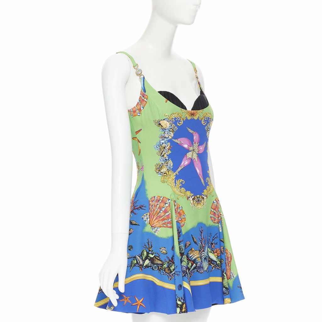 Versace Tresor Flared Dress - Image 6