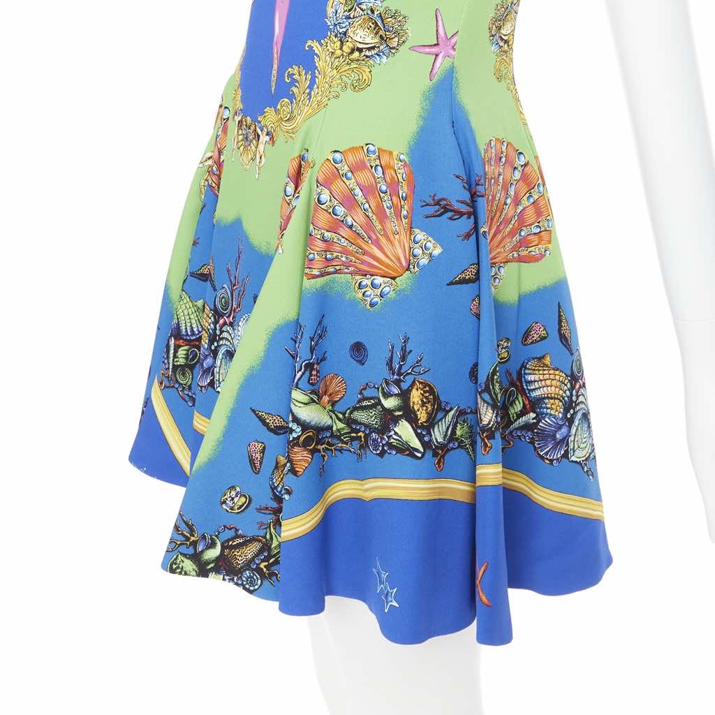 Versace Tresor Flared Dress - Image 11