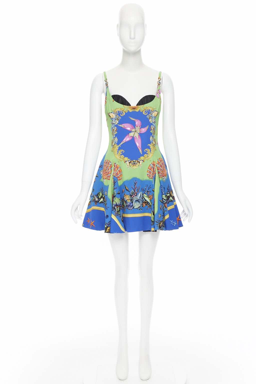 Versace Tresor Flared Dress - Image 12
