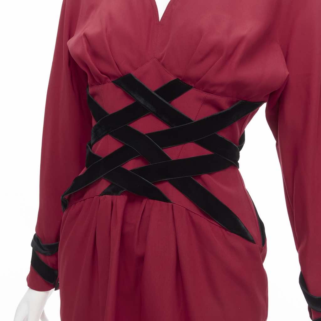 Thierry Mugler Crisscross Corset Dress - Detail 2