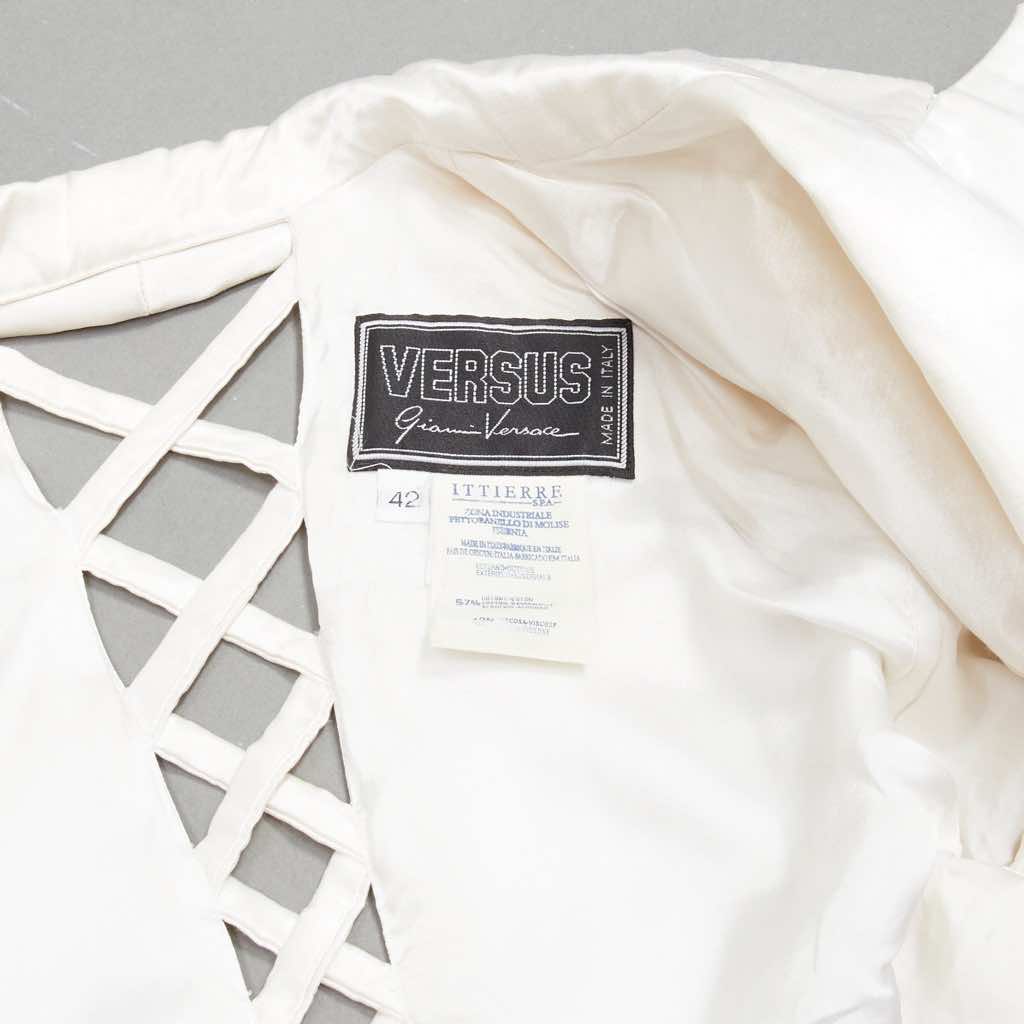 Versus Satin Lace Blazer - Image 13