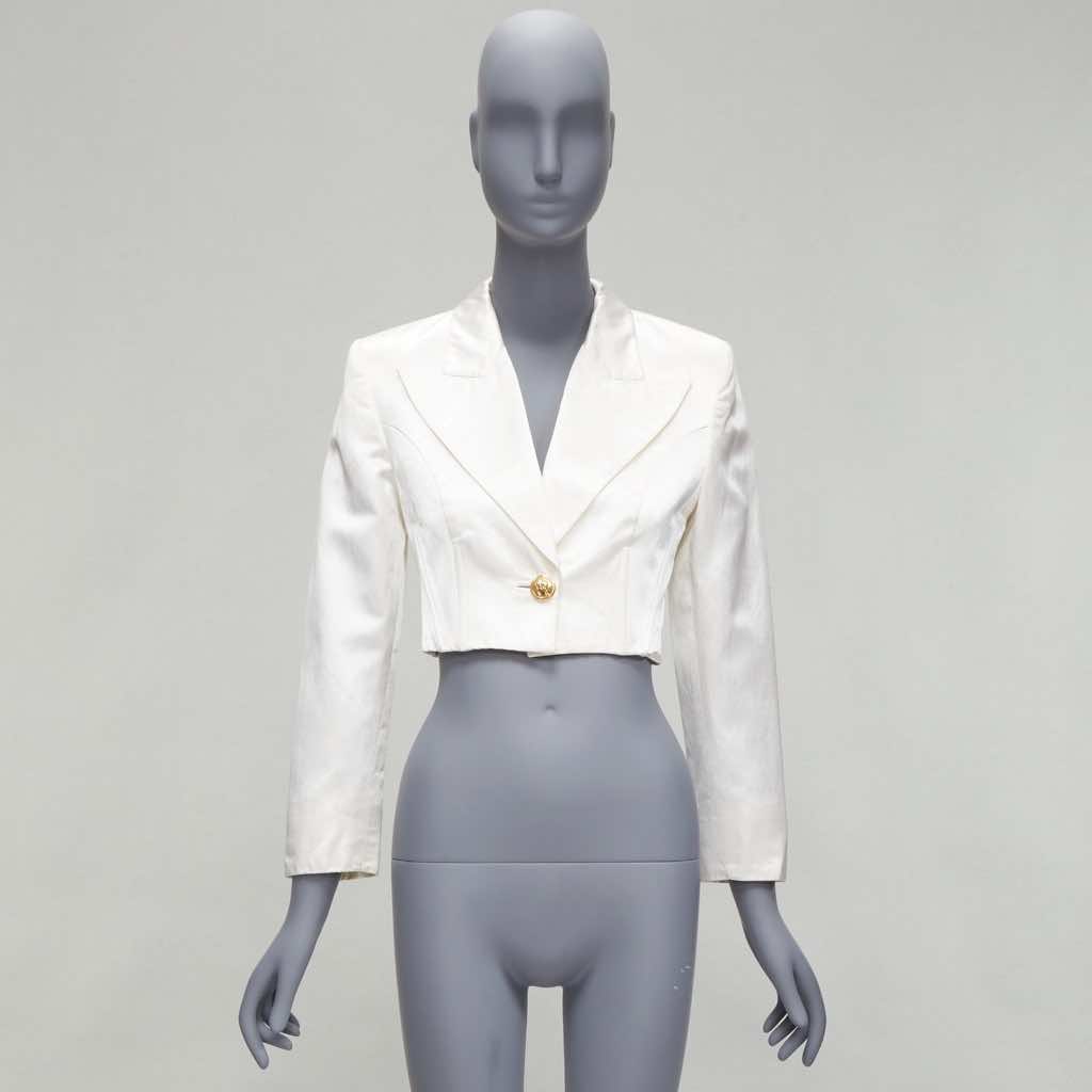 Versus Satin Lace Blazer - Image 14
