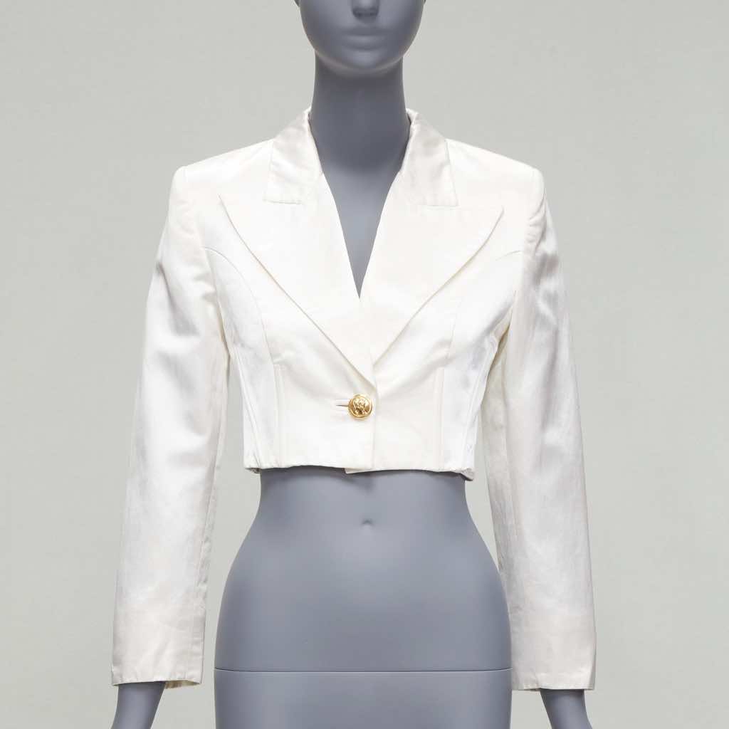 Versus Satin Lace Blazer - Image 6