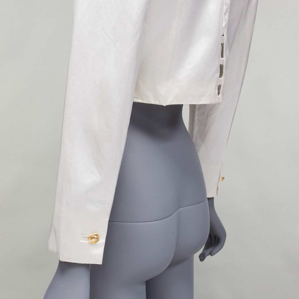 Versus Satin Lace Blazer - Image 12