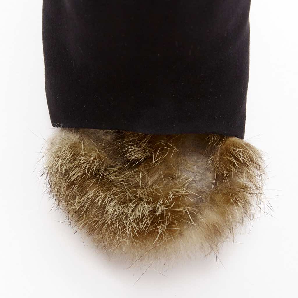 Celine Velvet Leather Trim Backpack - Detail 1