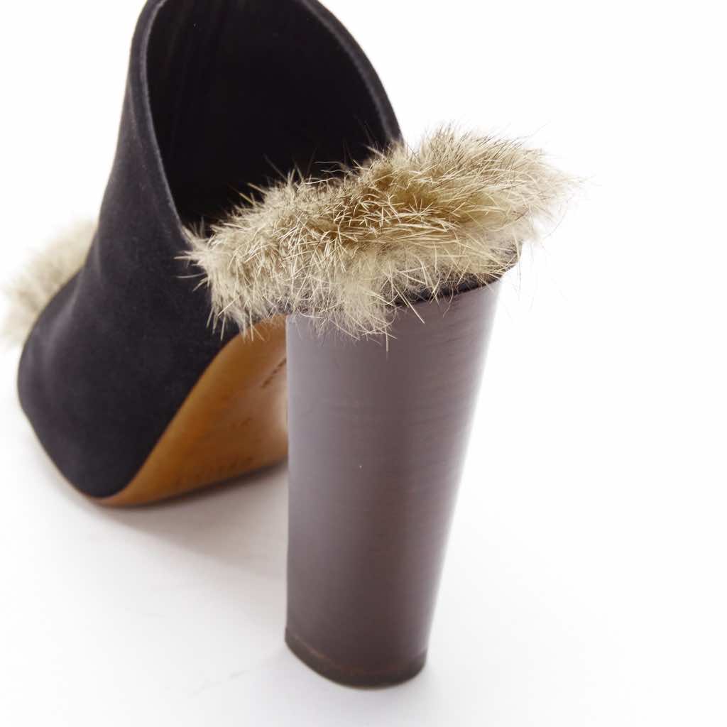 Celine Velvet Leather Trim Backpack - Image 10