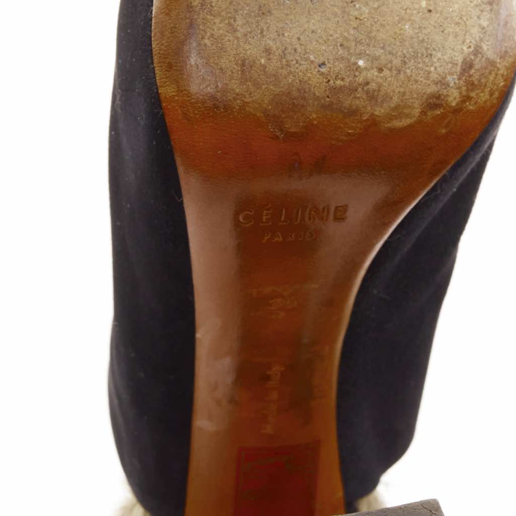 Celine Velvet Leather Trim Backpack - Image 12