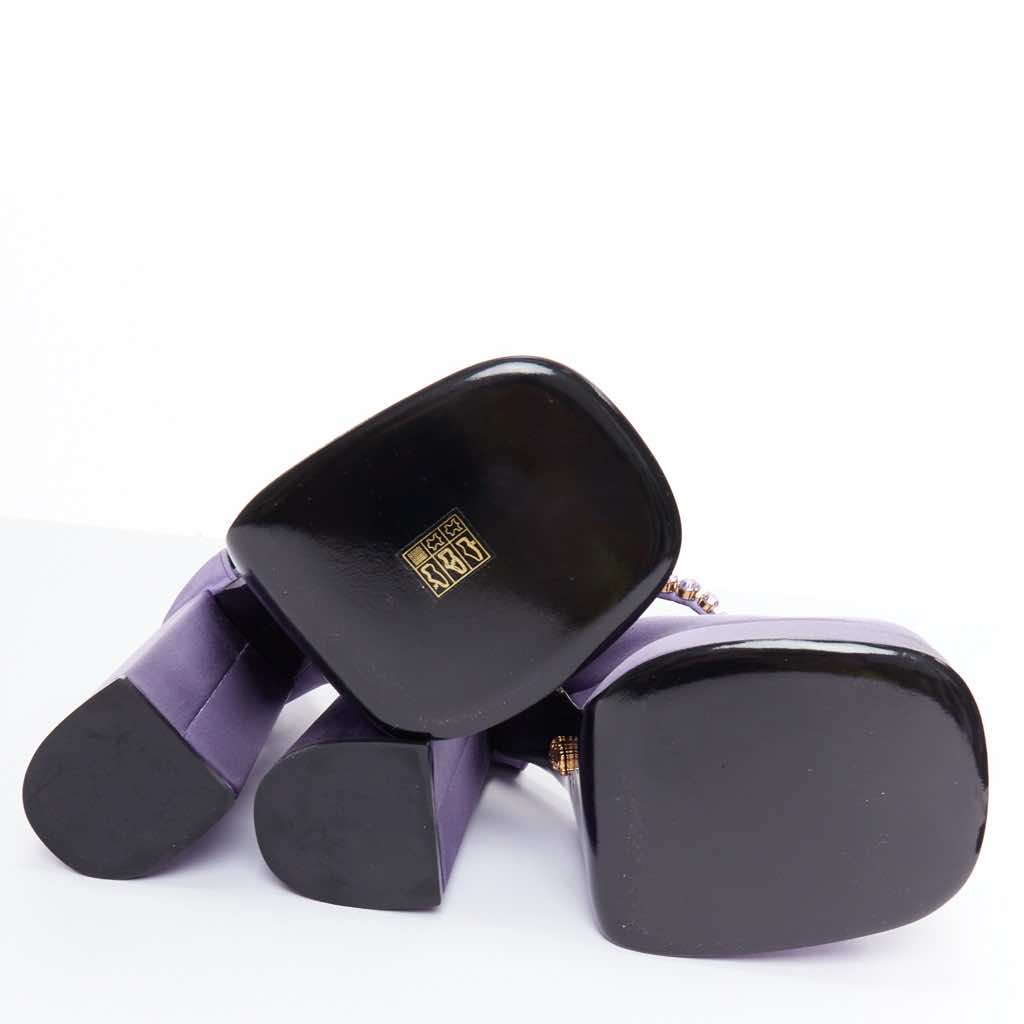 Versace Aevitas Lilac Platform - Image 14