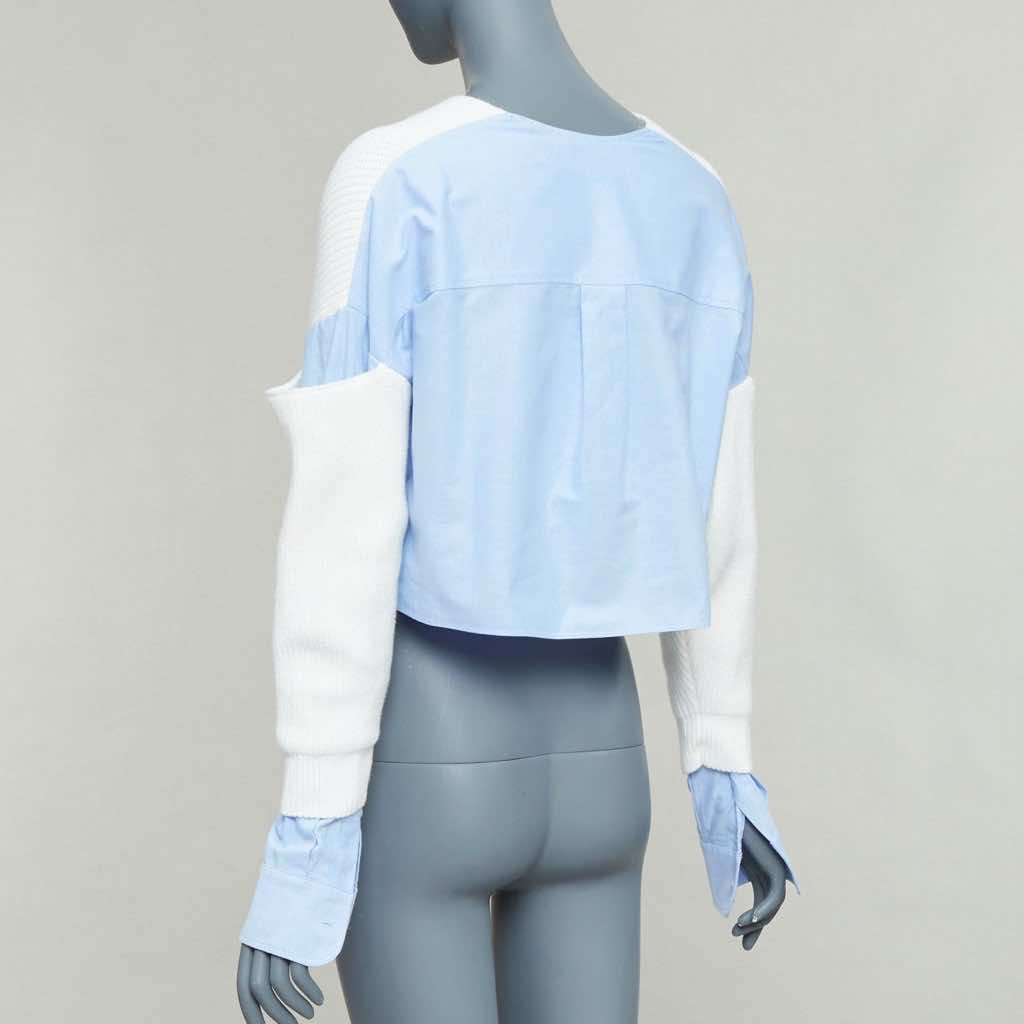 Alexander Wang Hybrid Sweater Shirt - Back view