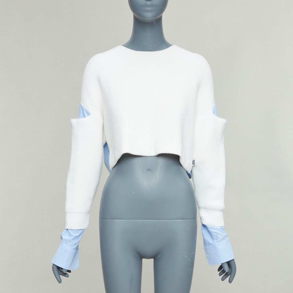 Alexander Wang Hybrid Sweater Shirt - Image 6