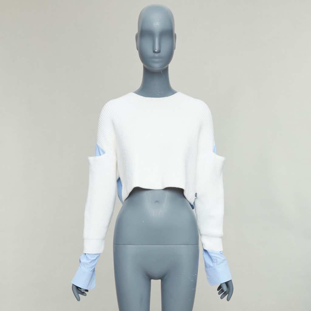 Alexander Wang Hybrid Sweater Shirt - Image 11