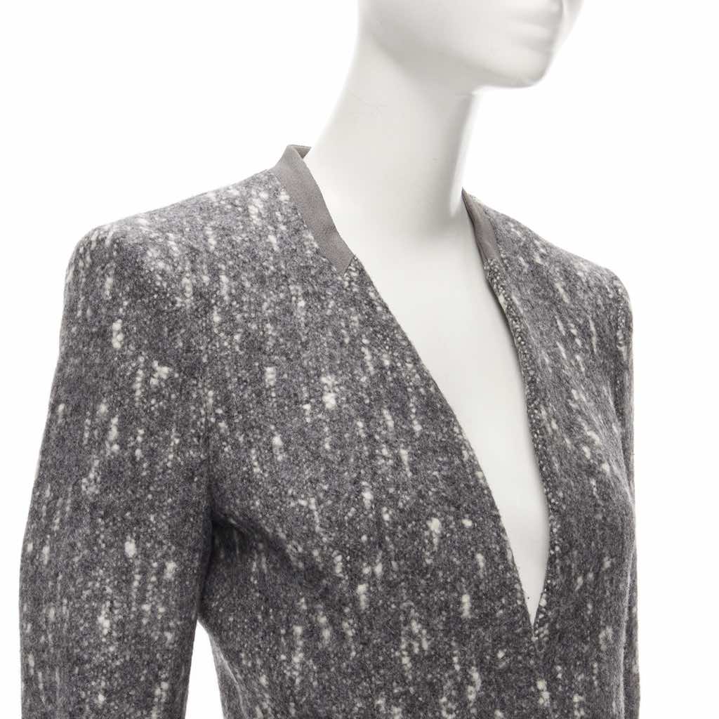 Balenciaga Speckled Fitted Blazer - Back view