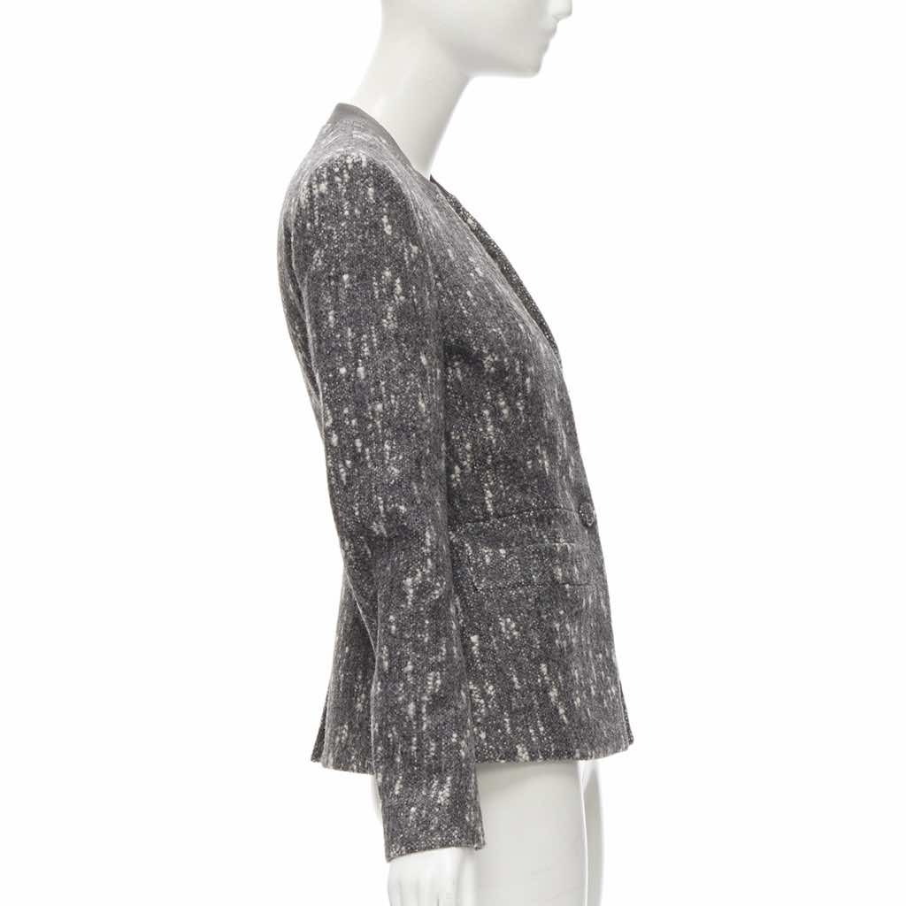 Balenciaga Speckled Fitted Blazer - 4