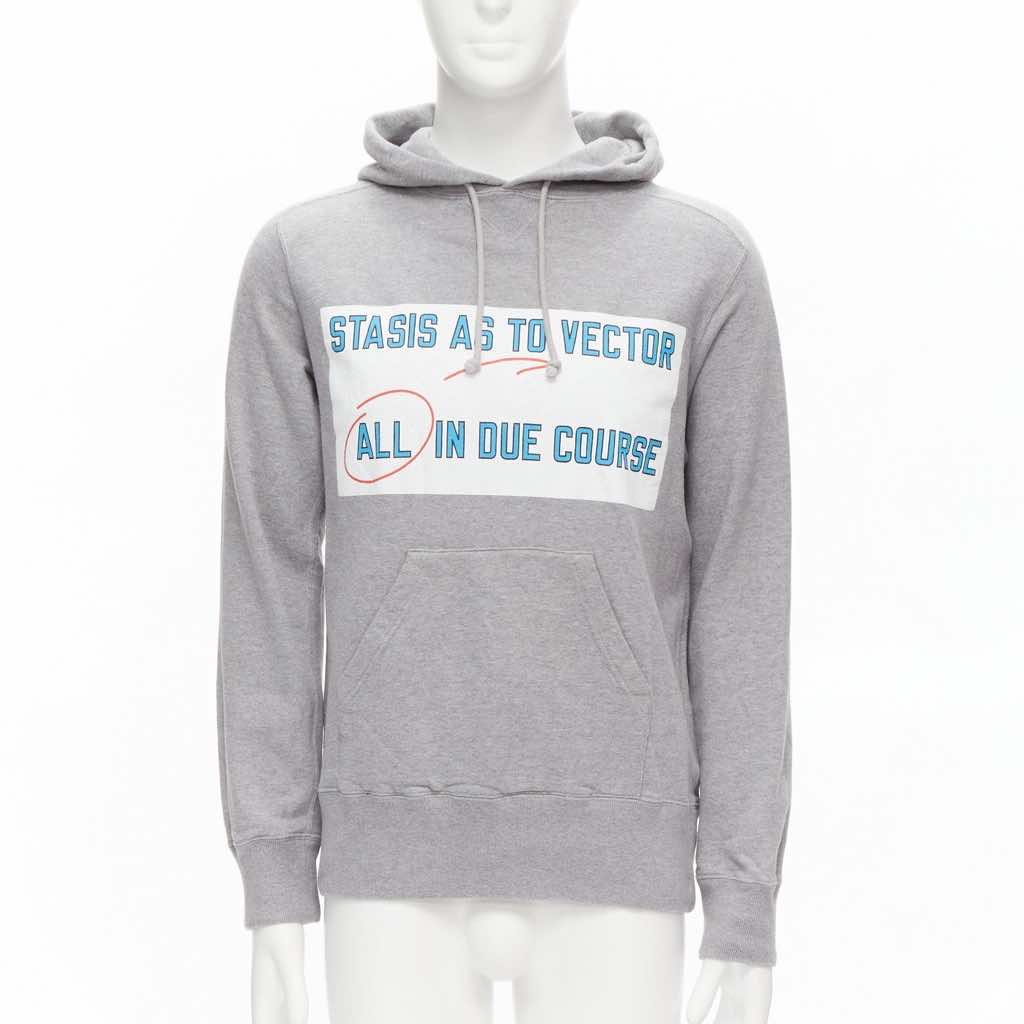 Sacai Slogan Print Hoodie