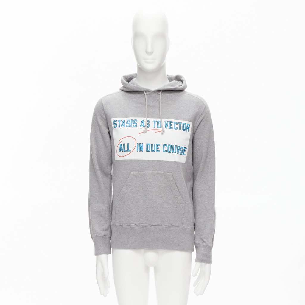 Sacai Slogan Print Hoodie - Back view