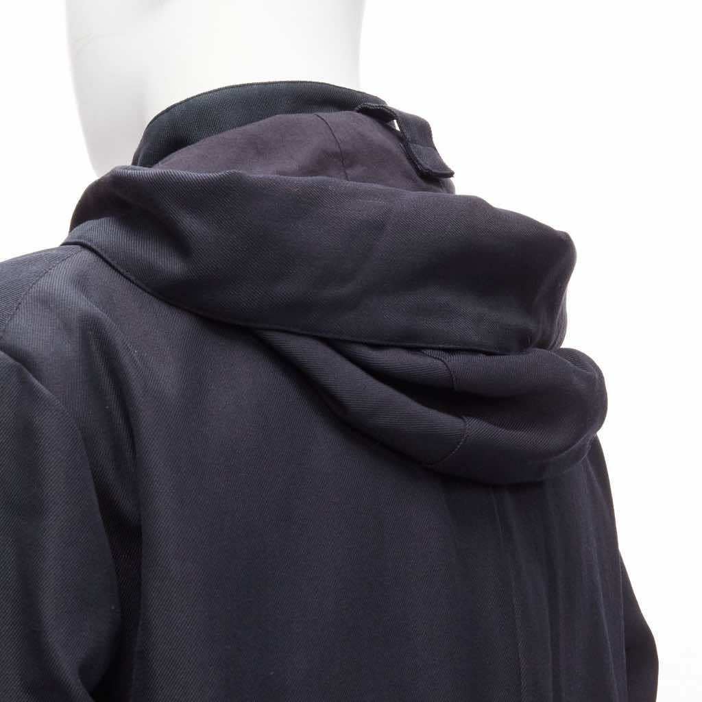 Marni Black Hooded Wool Parka - Image 10