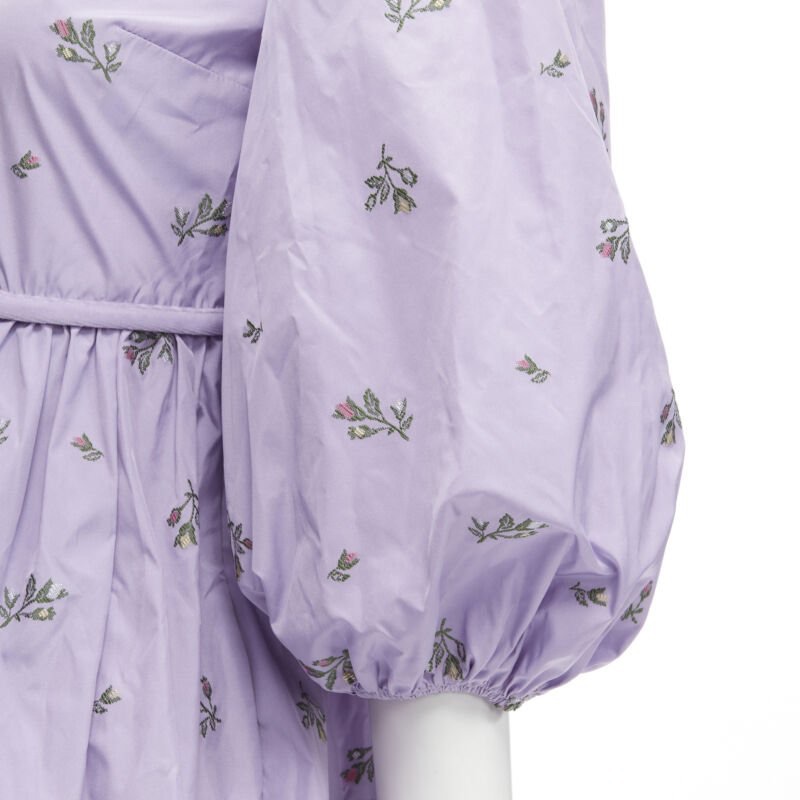Red Valentino Garavani Purple Bow Dress - Detail 2