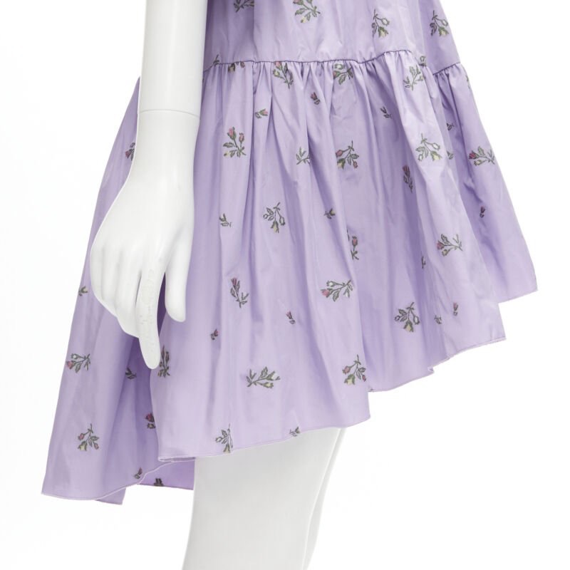 Red Valentino Garavani Purple Bow Dress - Image 10
