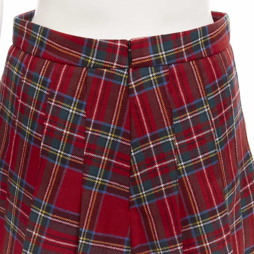 Red Valentino Garavani Plaid Tartan Skorts - Detail 2