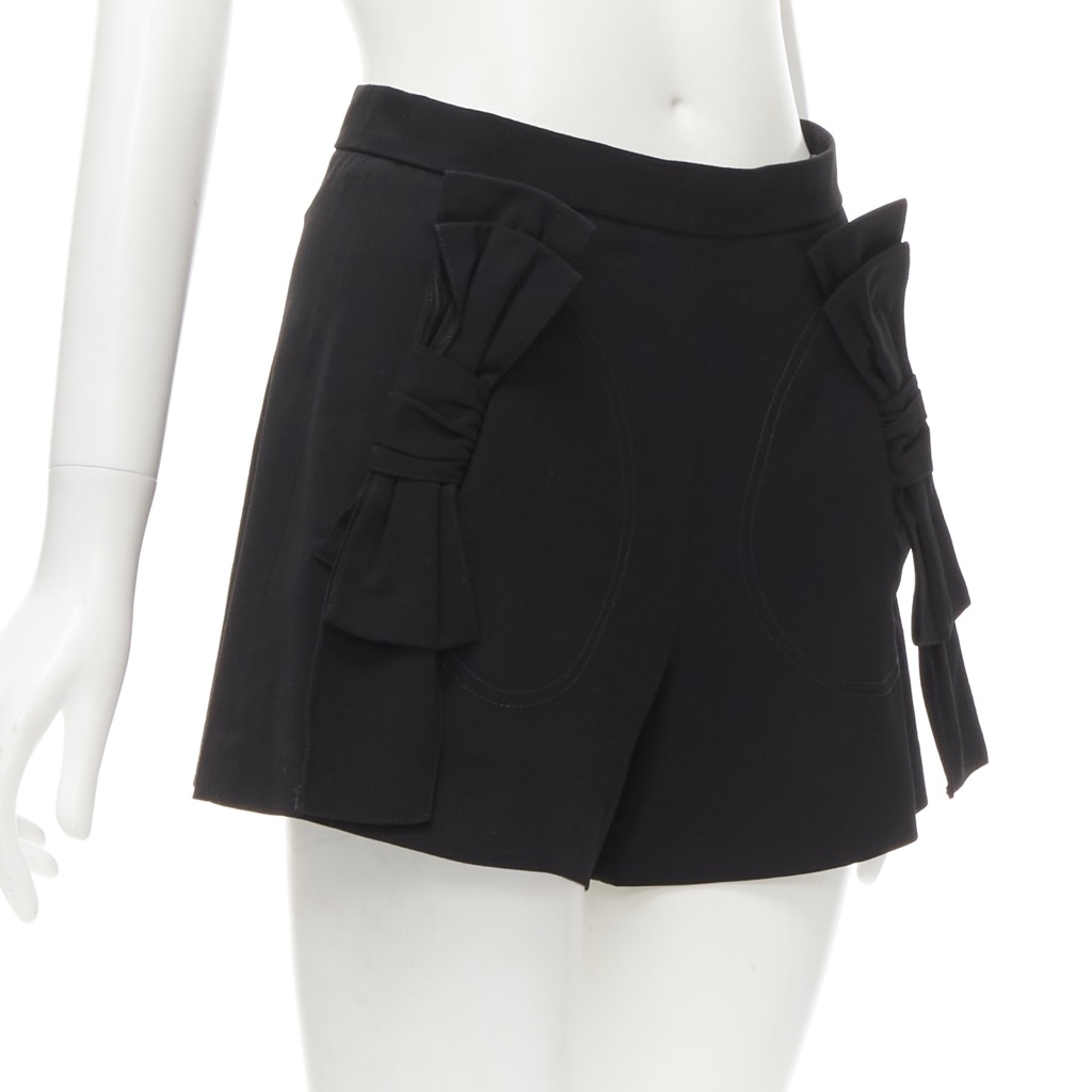 Red Valentino Garavani Bow Waist Shorts
