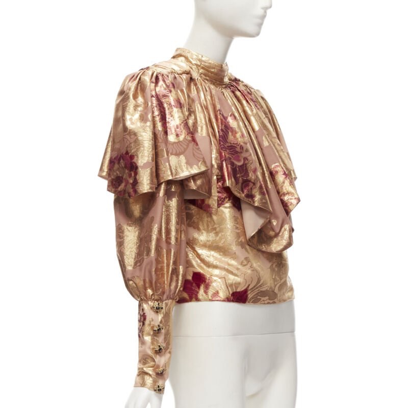 Raisa Vanessa Foil Rhinestone Top - Image 6