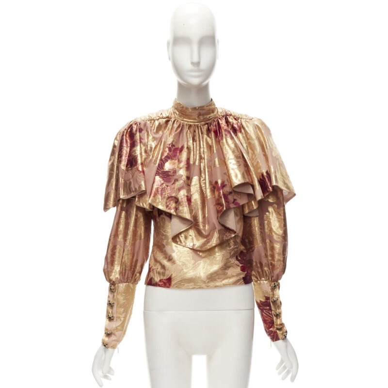 Raisa Vanessa Foil Rhinestone Top - Image 12