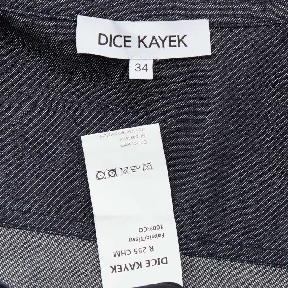 Dice Kayek Denim Safari Dress - Image 10