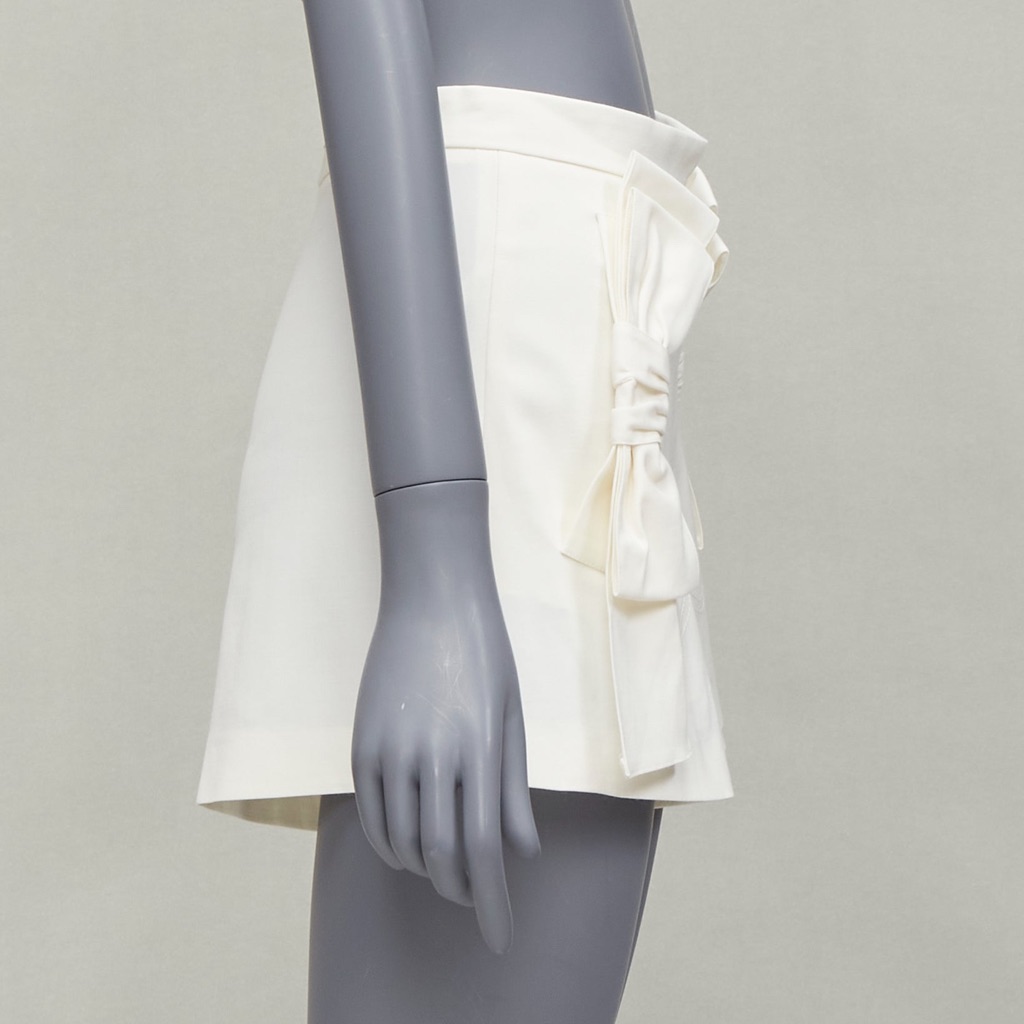 Red Valentino Garavani Ribbon Bow Shorts - 4