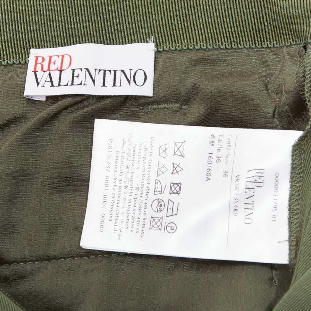 Red Valentino Garavani Cargo Wool Shorts - Image 10