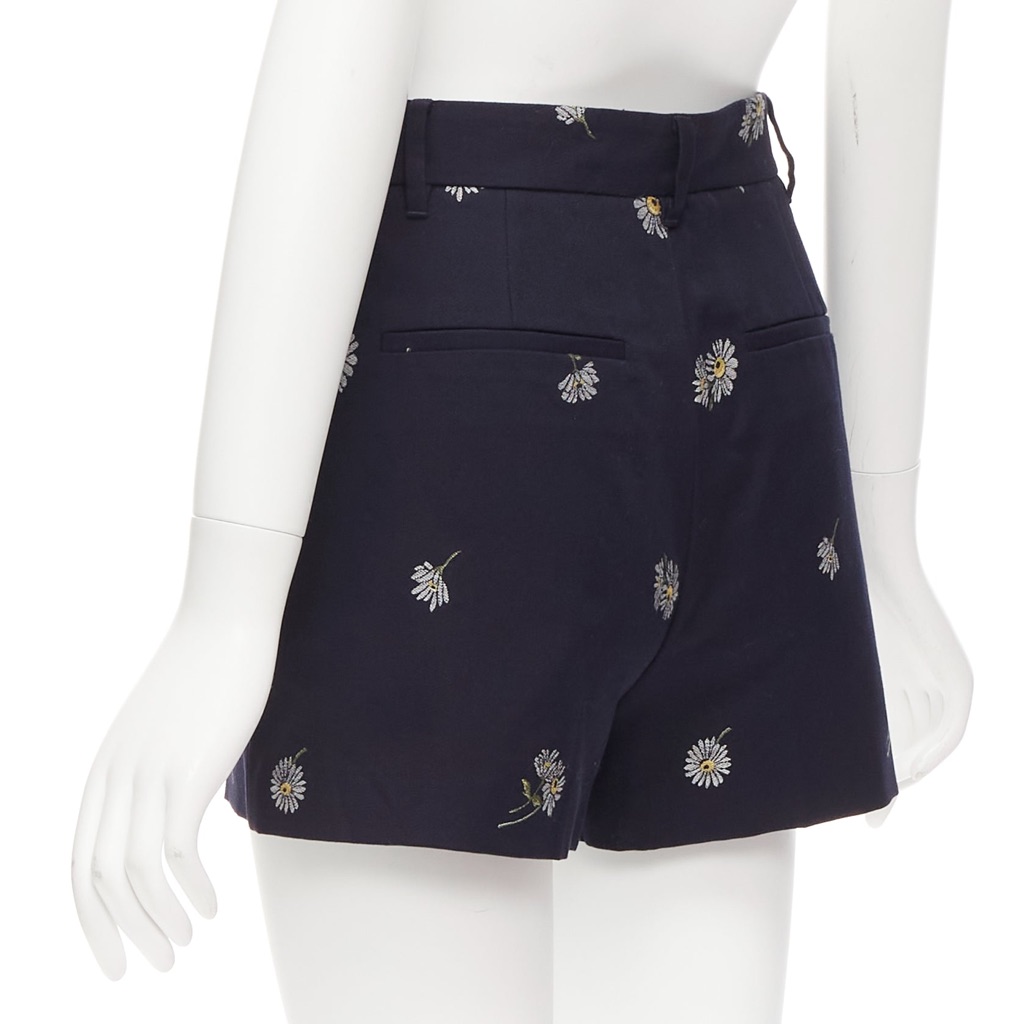 Red Valentino Garavani Daisy Floral Shorts - Detail 1