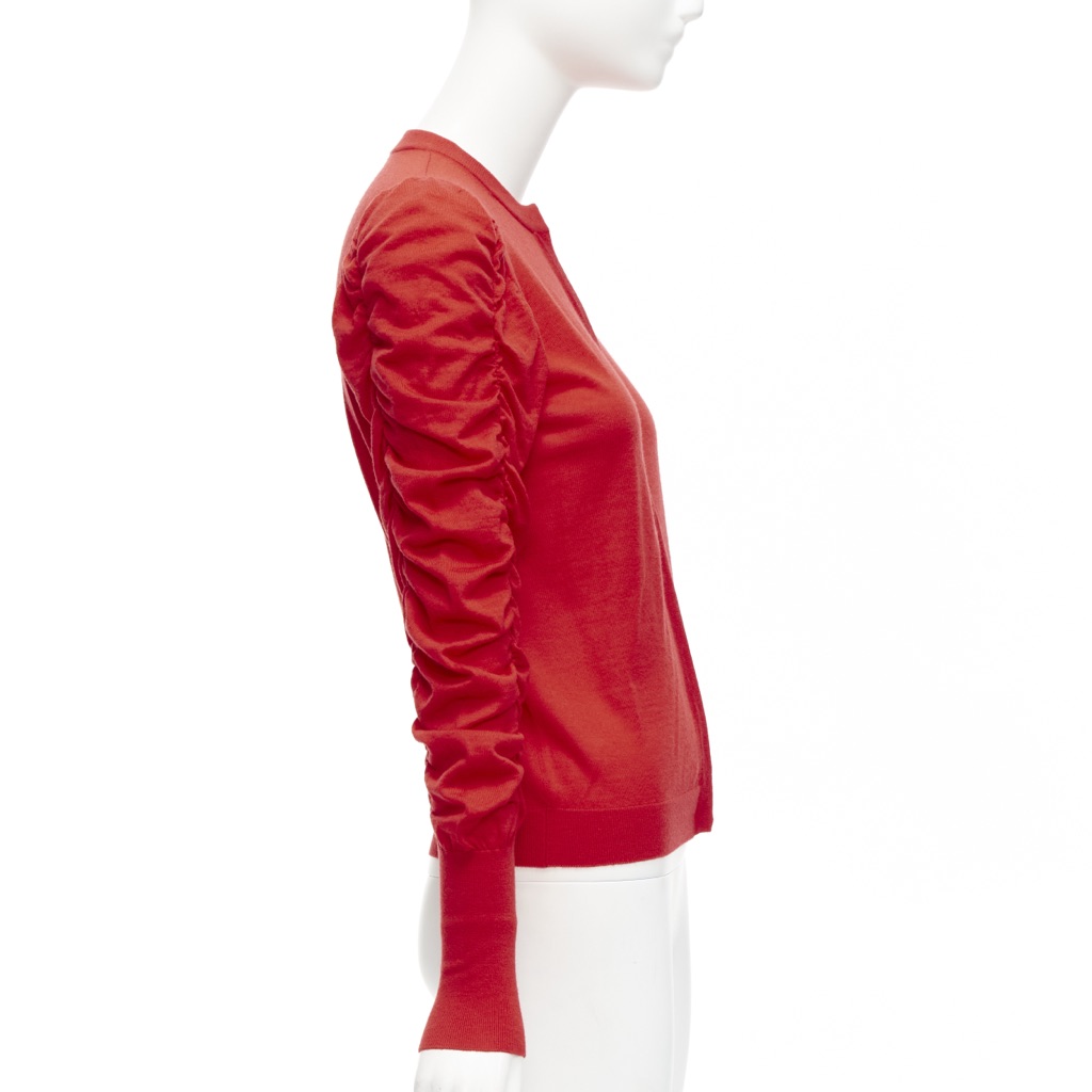 Dice Kayek Ruched Sleeve Cardigan - 4