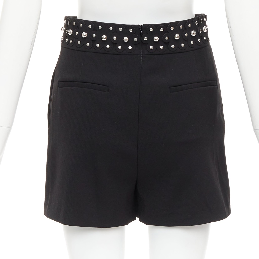 Red Valentino Garavani Studded Floral Shorts - Side view