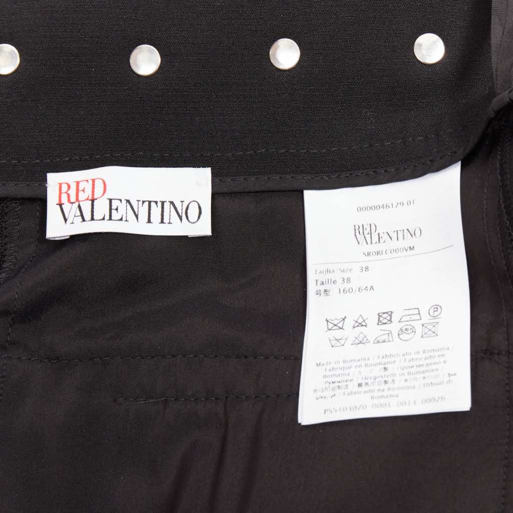 Red Valentino Garavani Studded Floral Shorts - Image 10