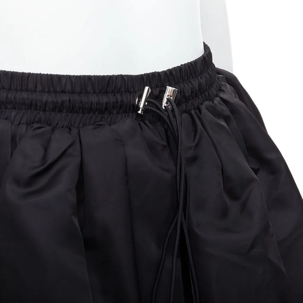 David Koma Bubble Puff Skirt Black Polyamide Never worn - Back View