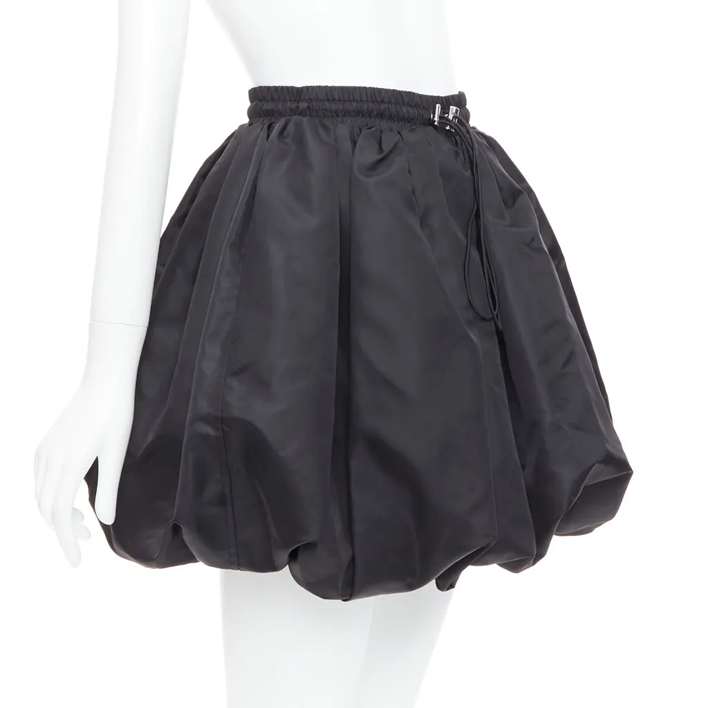 David Koma Bubble Puff Skirt Black Polyamide Never worn - Inside View