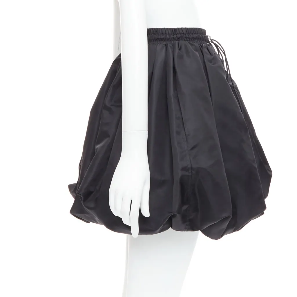 David Koma Bubble Puff Skirt Black Polyamide Never worn - Model View