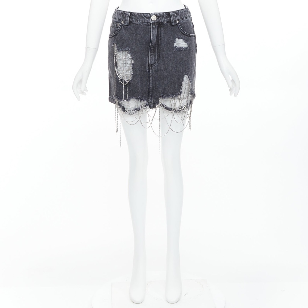 Mark Gong Beaded Fringe Skirt - Image 11