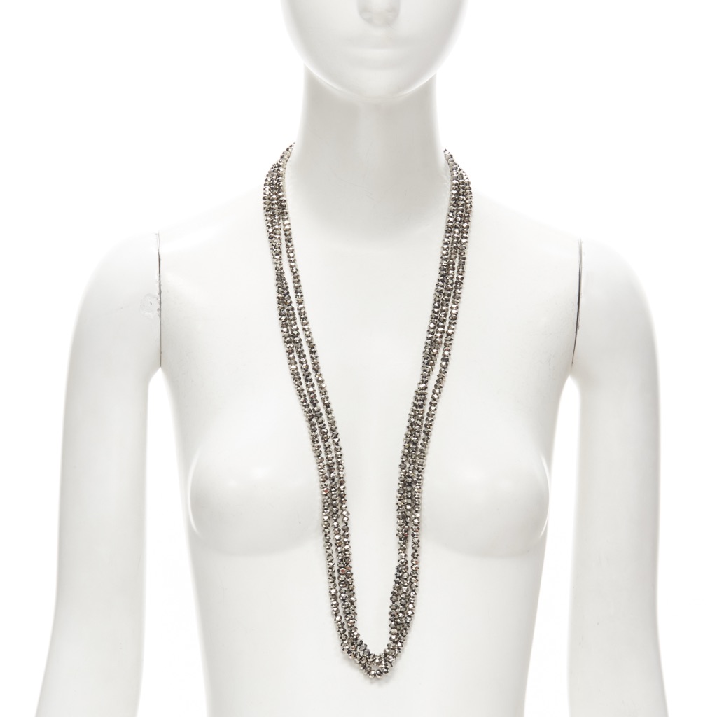 Kenneth Jay Lane Geometric Beads Necklace - Image 6