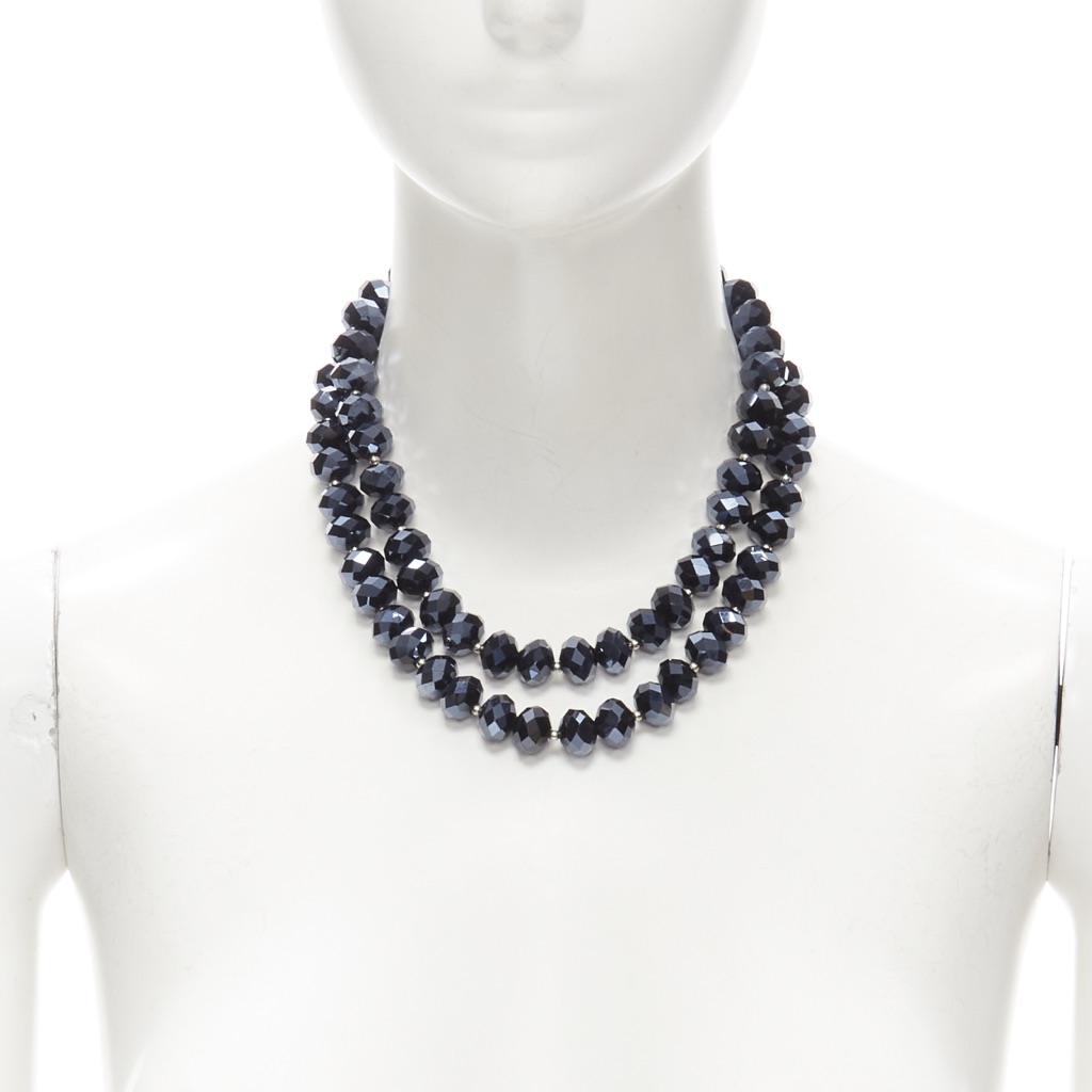 Kenneth Jay Lane Geometric Beads Necklace - 4