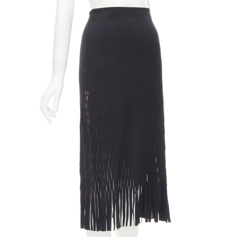 Dion Lee Perforated Fringe Skirt - Image 6