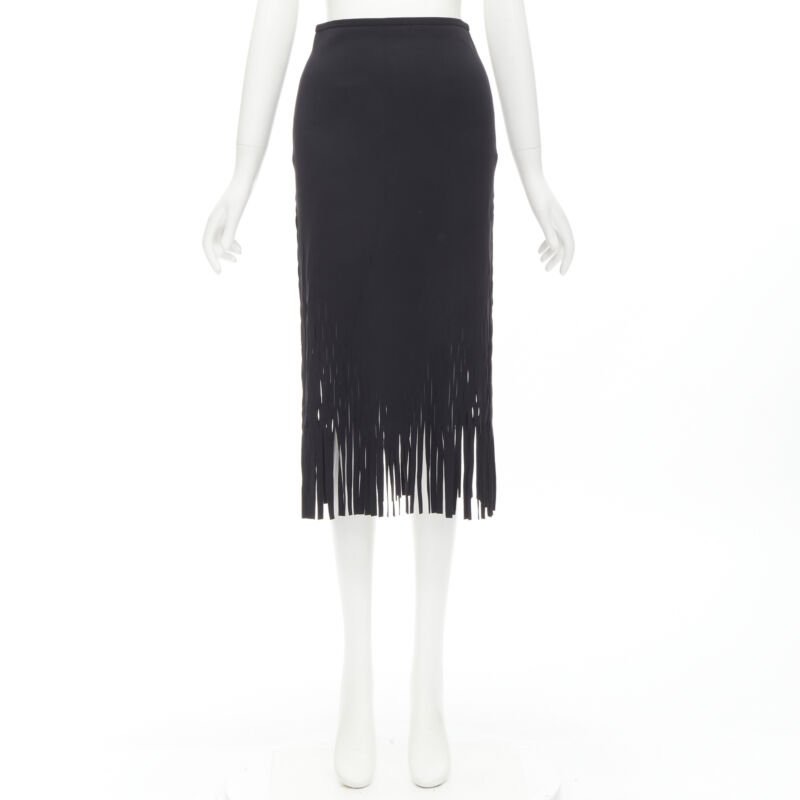 Dion Lee Perforated Fringe Skirt - Image 11