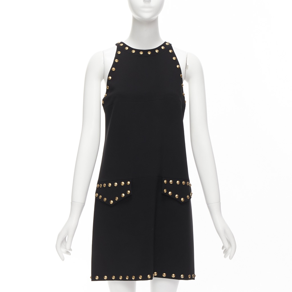 Moschino Studded Sleeveless Dress