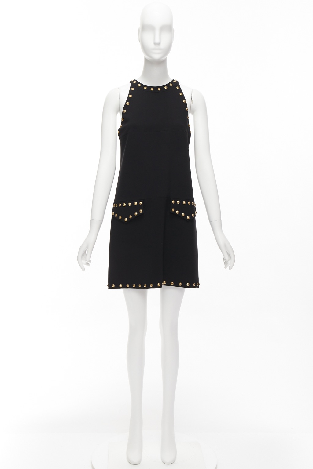 Moschino Studded Sleeveless Dress - Image 11