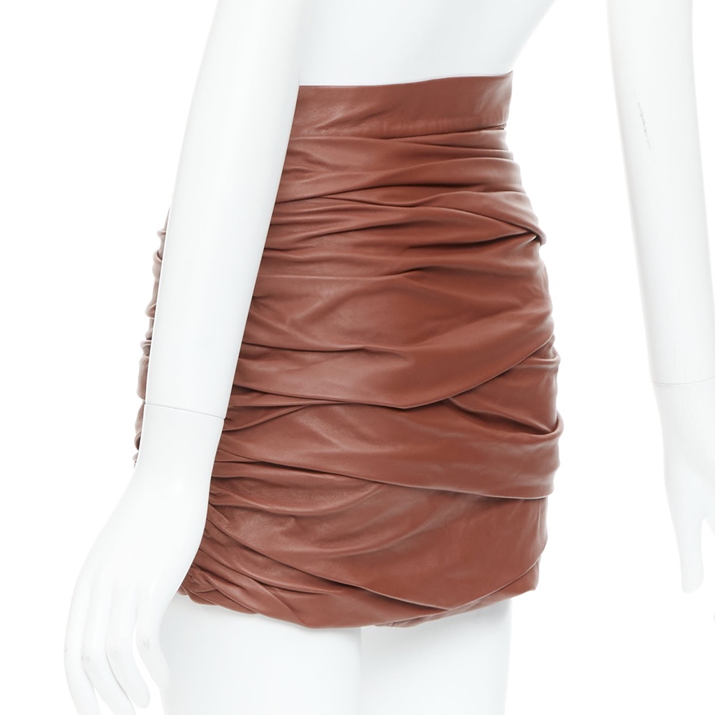 Zeynep Arcay Ruched Mini Skirt - Side view