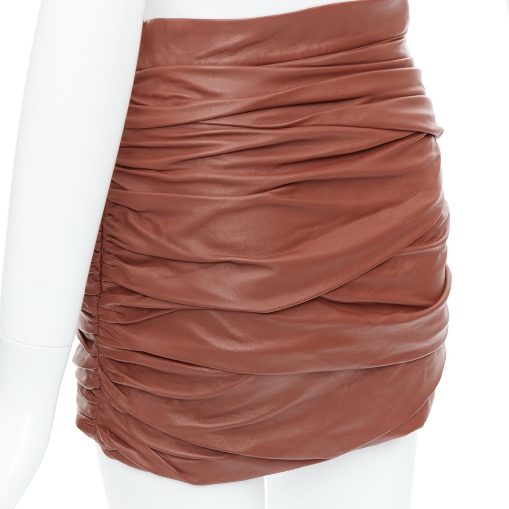 Zeynep Arcay Ruched Mini Skirt - Detail 1