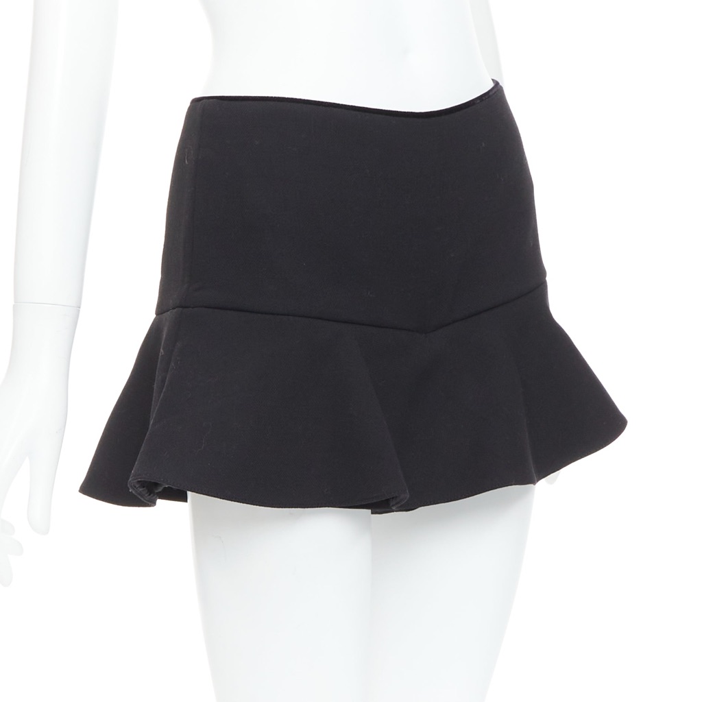 Red Valentino Garavani Ruffle Skort Shorts - Back view
